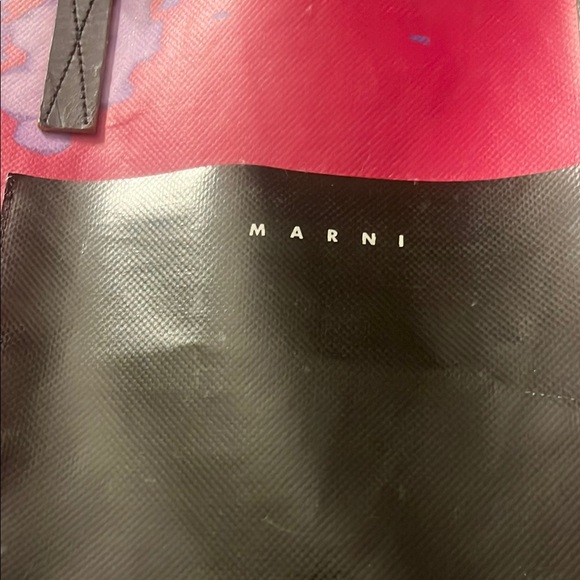 Marni Pink and Black Tote Bag - Picture 6 of 14